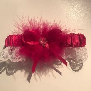 Hotpink garter for prom